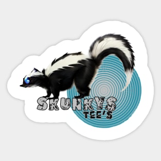 SKUNKYs Tees logo Sticker